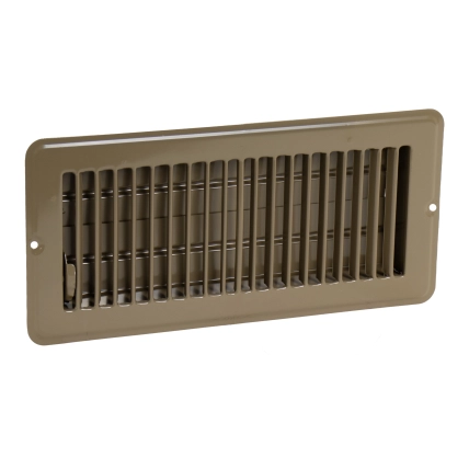124 — Floor Register with Mounting Holes Product Image